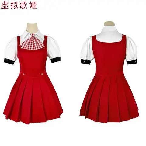 Aishue VOCALOID2 Virtual Singer Cosplay Outfit Full Set Game Anime Costumes Includes Dress for Fans And Cosplayers