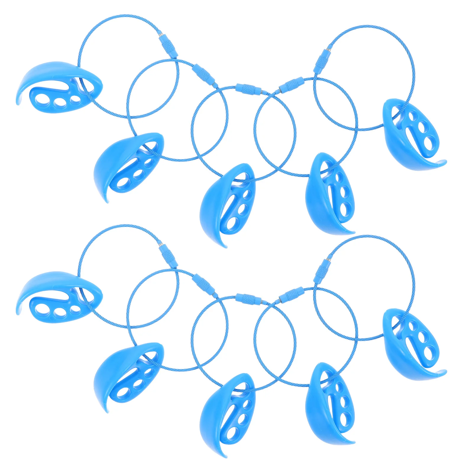 10 pçs braçadeira de disco voador ao ar livre resistente destacável esporte clipe mochila gancho eficiente portátil clipes de suporte de disco para cabides