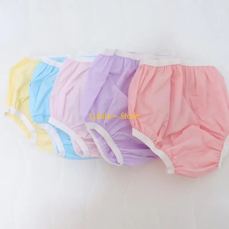 

Y4QA Breathable EVA Toilet Training Pants for Active Toddler Soft Baby Diaper Pants