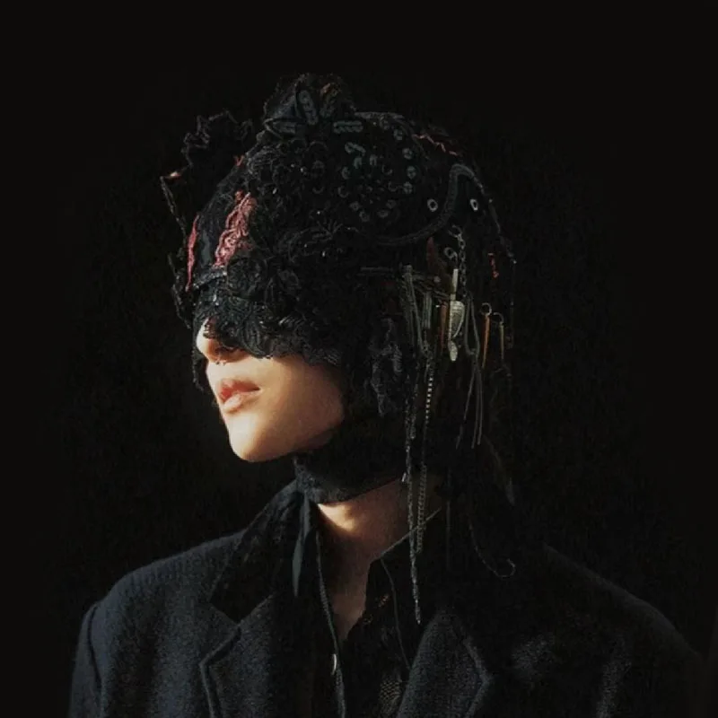 레이스 여성 마스크 파티 나이트클럽 무대 공연 펑크 마스크 할로윈 크리스마스 코스프레 헤드웨어