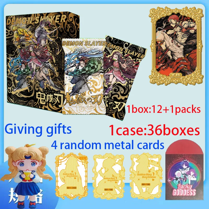 New WANMU Demon Slayer Collection Card Hobby Anime CCG Game Card Nezuko Shinobu Mitsiru Doujin Booster Box Kids Toy Gifts