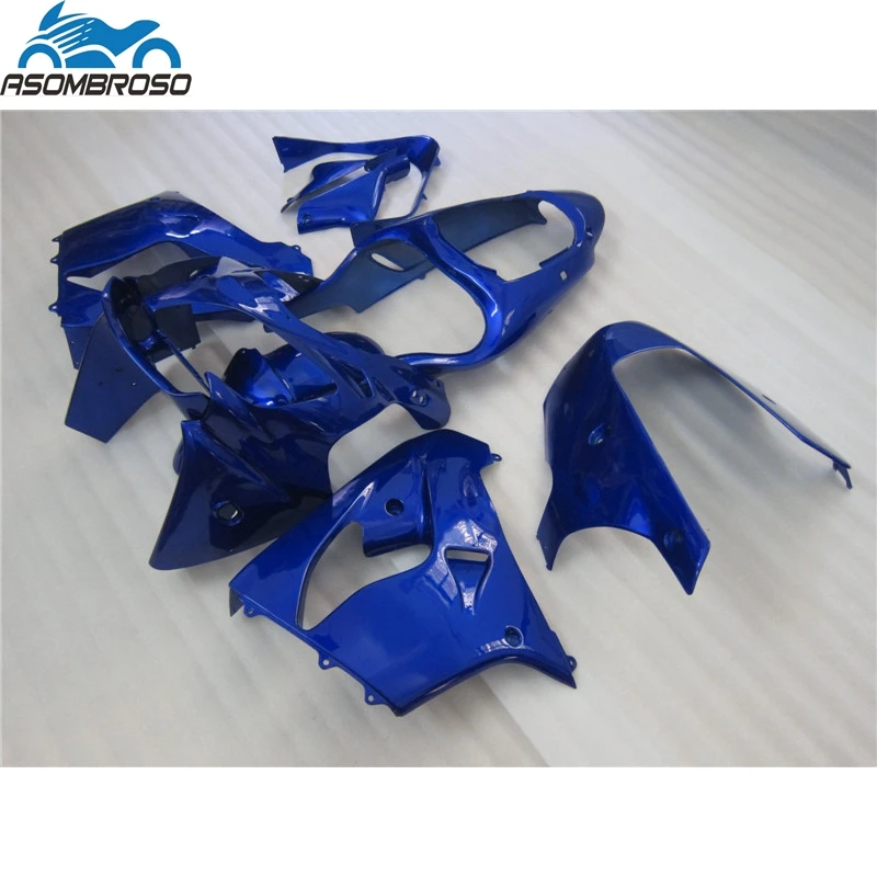 New Arrival Injection Motorcyle for Kawasaki Ninja ZX9R fairing kit 2000 2001 all blue fairing set zx9r 00 01 N25