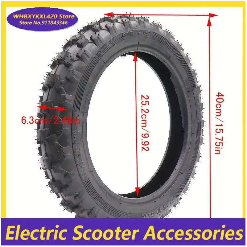 2.50-10 Vorder- oder Hinterrad-Reifen mit Schlauch, 10 Zoll Reifen für Motorrad, Motocross, Dirt Bike – Detail 4