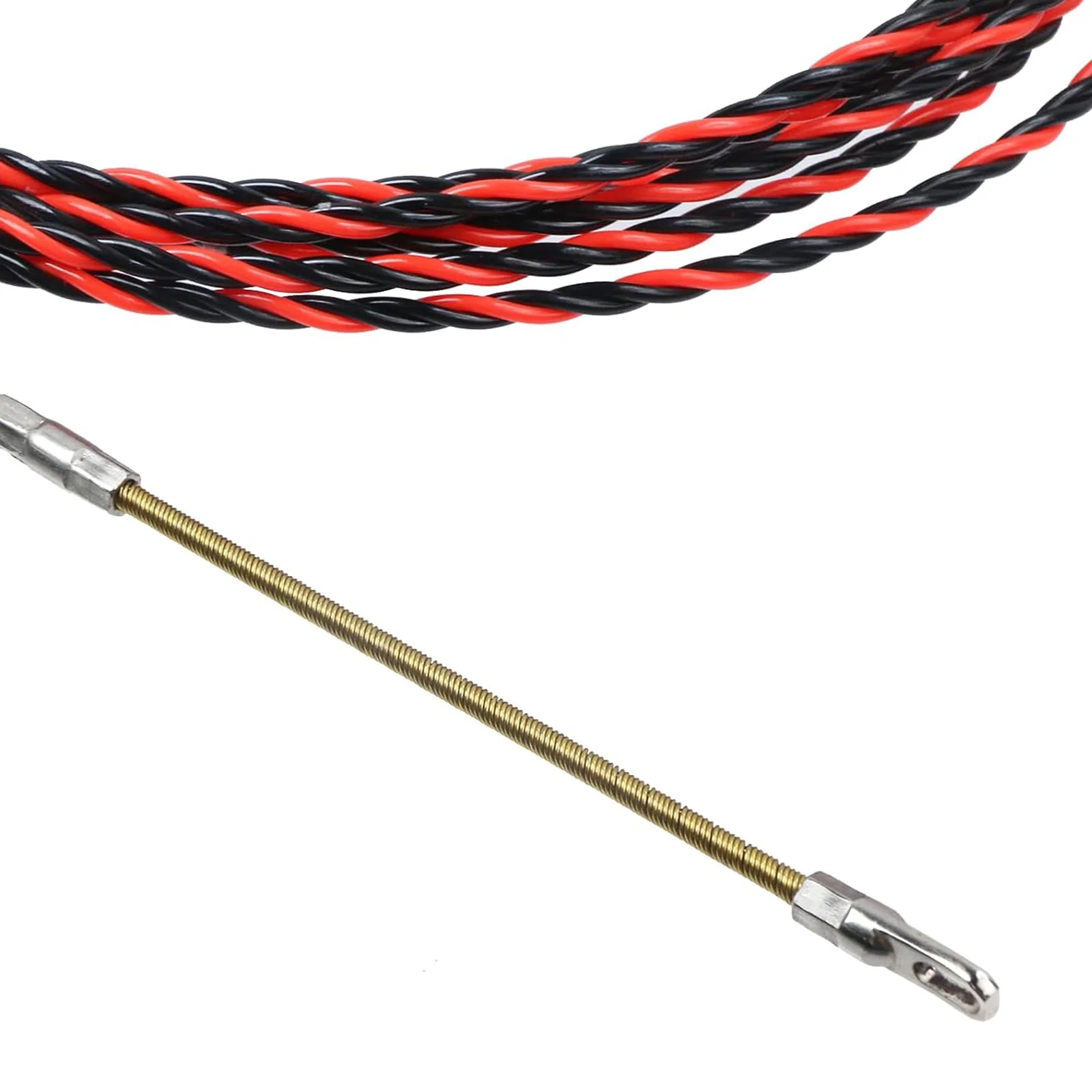 Cable Puller Fish Tape Fiberglass Wire Threader Electrical Cable Guide Device Push Duct Snake Rodder Electrician Tool Repair Kit
