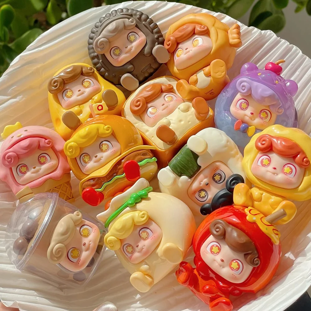 

Q.Kid Street Snack Series Mini Blind Box Cute Toys Trendy Play Decorative Gifts Collectible Ornaments For Kids