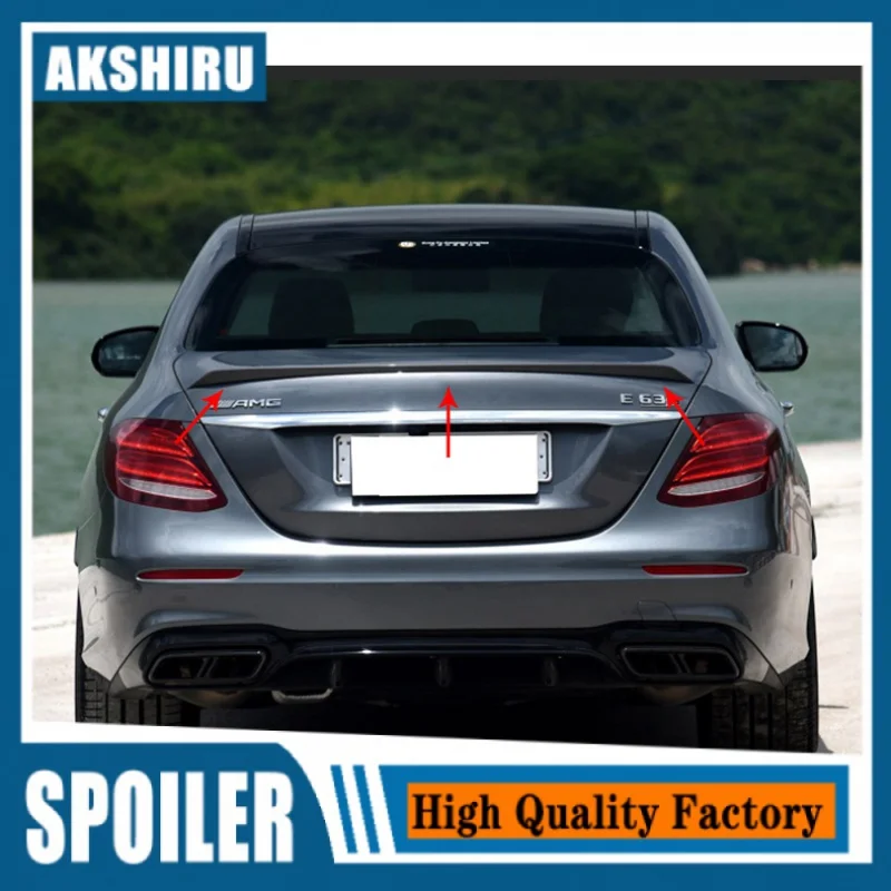 Für Mercedes Benz W213 Spoiler 2016 2017 2018 2019-21 E-klasse E200 E300 E320 E63 spoiler Hohe