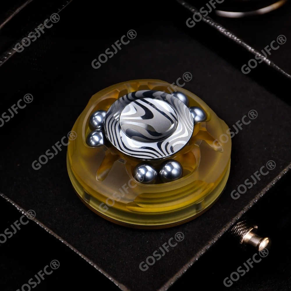 METILIS EDC Thousance Falcon Lite Fidget Spinner PEI Titanium Purple Fidget Toys Adults Stress Relief Toy Original Design