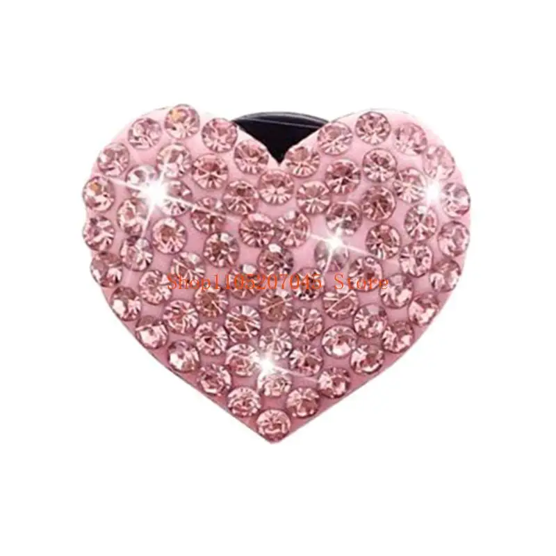 37cd Car Air Freshener Clip with Diamond Hearts Designs Portable & Stylish Auto Air Freshener Elegant & Refreshing Car Decor