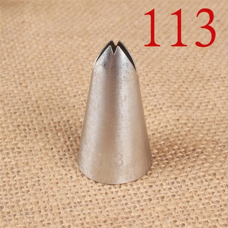 113 Leaf Piping Nozzle Icing Tip Pastry s Cup Cake Cream   Decorating Baking Tools Bakeware Create Leaves Large