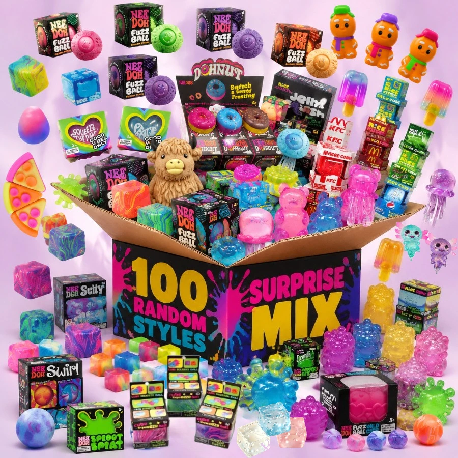 

2026 Single Surprise Mix Squish Blind Box, Random Squeeze Toy from 100 Styles, Perfect Gift for Birthday, Christmas Stocking, Easter Basket & Classroom Party Favors
