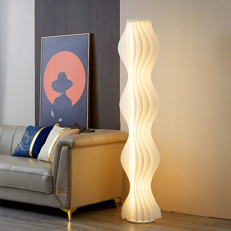 Nordic style ins floor lamps, living rooms, bedrooms, study rooms, modern and minimalist LED vertical lighting fixtures, creativ