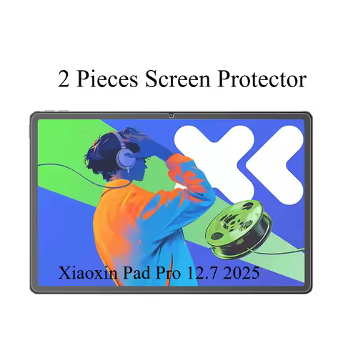 2 Pieces HD Scratch Proof Screen Protector Tempered Glass For Lenovo Xiaoxin Pad Pro 12.7 2025 Tablet Oil-Coating Hard Film