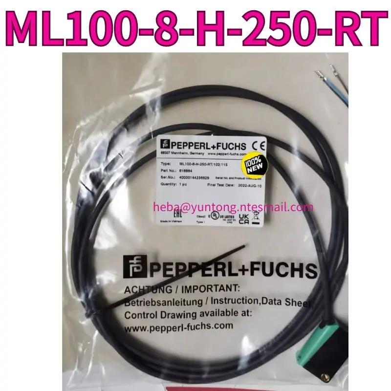 

New P+F infrared photoelectric sensor ML100-8-H-250-RT/102/115250mm gauge