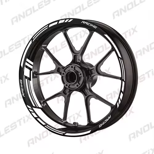Reflective Motorcycle Wheel Stickers Hub Decal Rim Stripe 17 Inchs For YAMAHA Honda Kawasaki Suzuki BMW KTM Husqvarna Triumph - Image 2