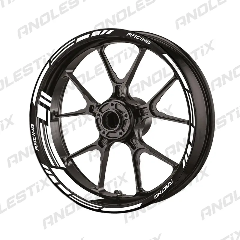 Reflective Motorcycle Wheel Stickers Hub Decal Rim Stripe 17 Inchs For YAMAHA Honda Kawasaki Suzuki BMW KTM Husqvarna Triumph - Image 2