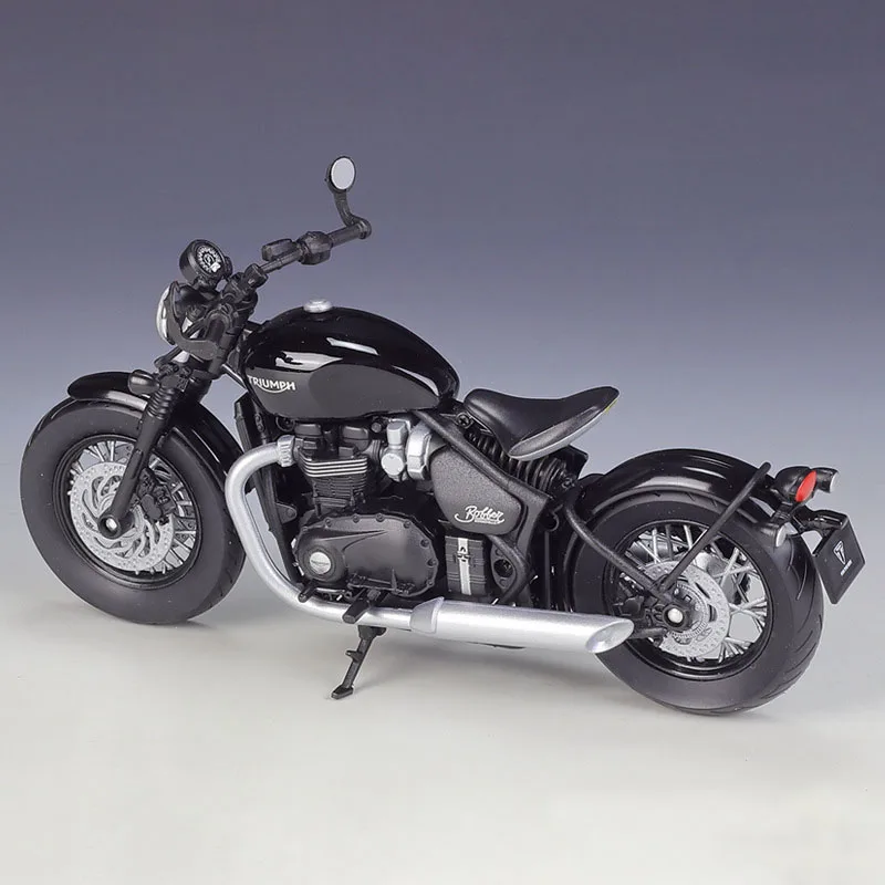 

WELLY 1:12 Масштаб TRIUMPH Bonneville Bobber модель коллекционный орнамент имитация сплава мотоцикл Детские Подарки Игрушка