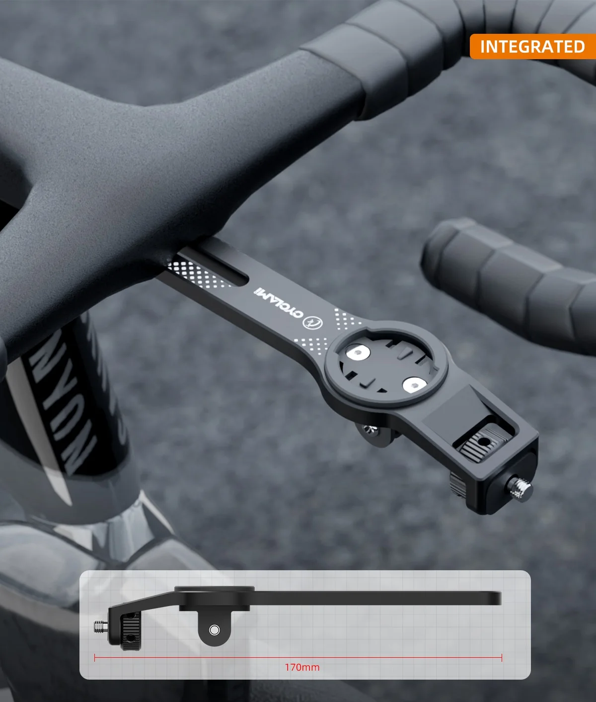 CYCLAMI 360 drehbare Halterung für Go Pro 8–13 Insta360 One X2 X3 X4 DJI Kamerazubehör Fahrradhalterung für IGS Garmin XOSS – Detail 4