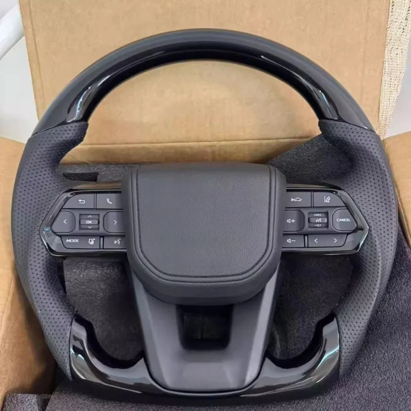 For Toyota GR LC200 LC300 Prado 120 150 200 LC79 LC70 LC76 Hilux Yaris Supra A90 Corolla Prado 150 Real carbon Steering Wheel