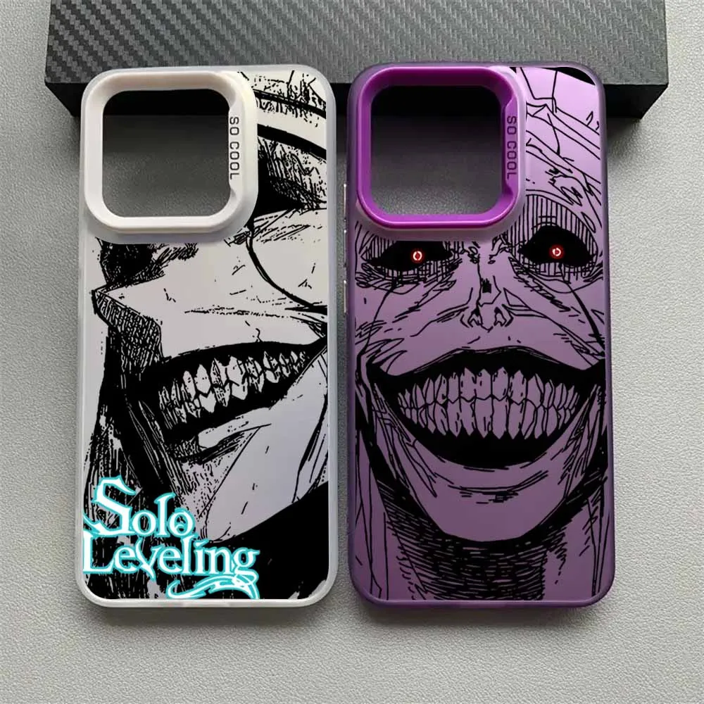 

Anime S-olo l-eveling Cover For POCO C51 C50 C31 X7 X6 X5 X3 F6 F5 F4 F3 M5S M3 M2 Pro NFC GT Colorful Phone Case