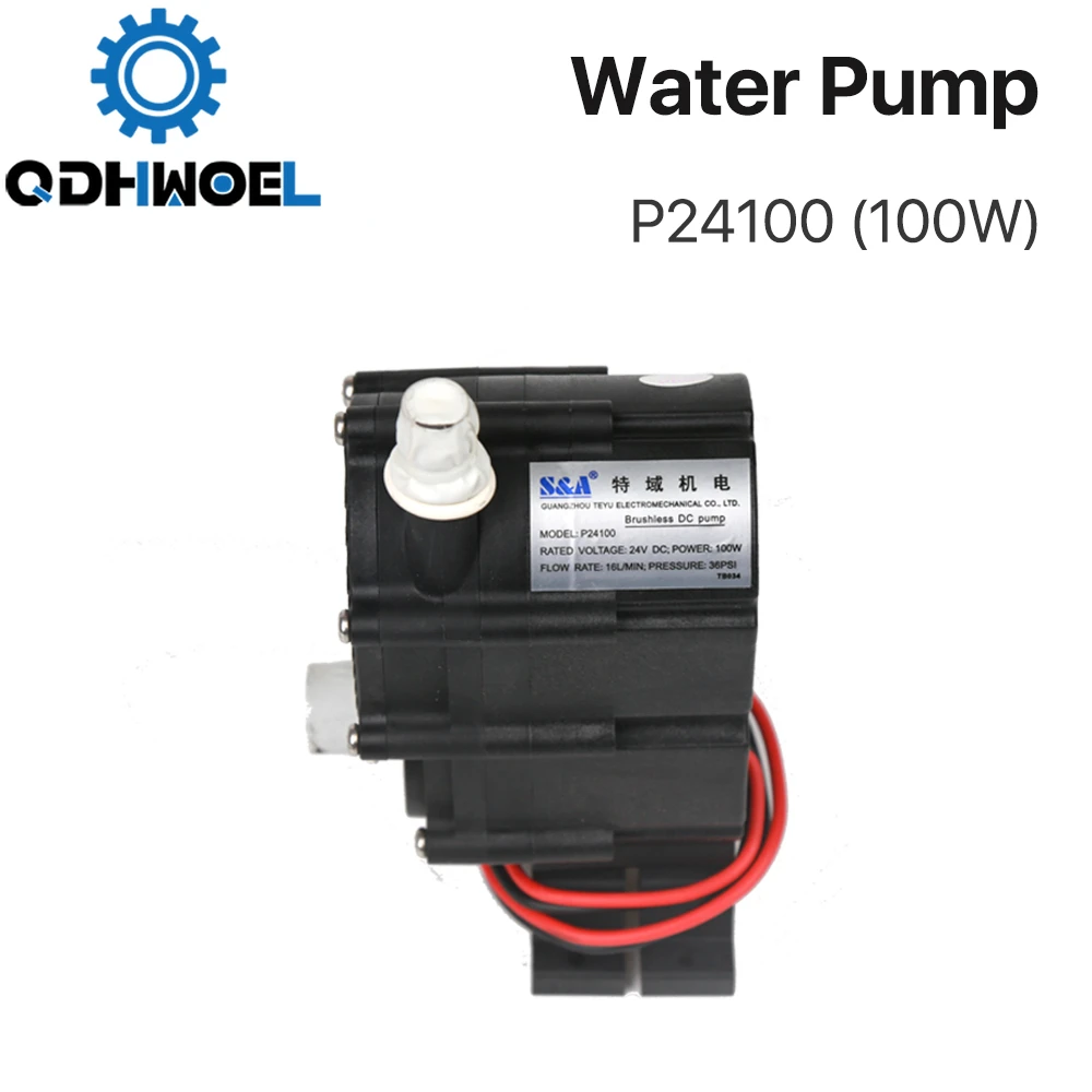 QDHWOEL  Water Pump P2430 P2450 P24100 for S&A Industrial Chiller CW-3000 AG(DG) CW-5000 AH(DH) CW-5200 AI(DI)