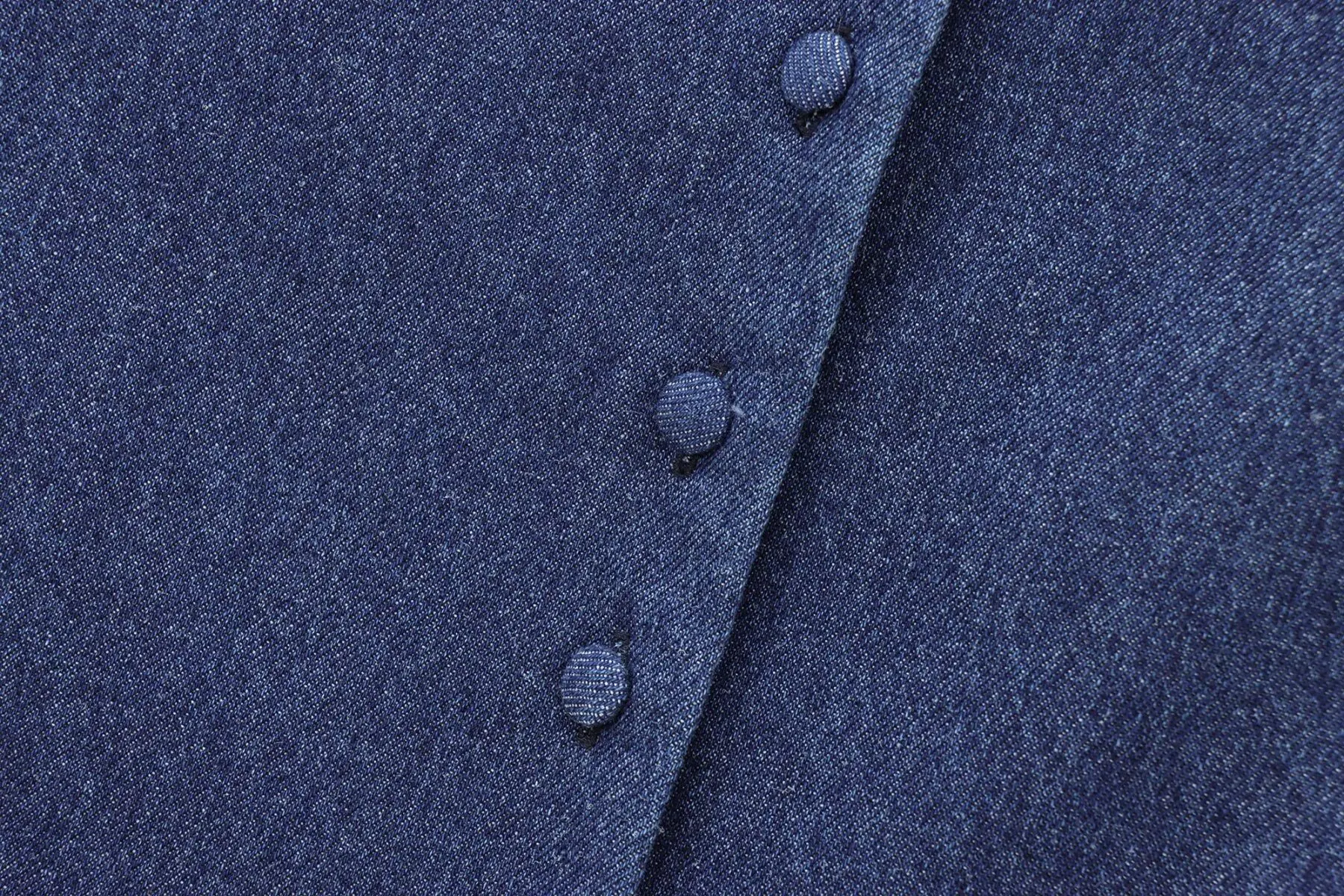 Zevity Frauen Mode O Neck Breasted Dünne Denim Bluse Femme Chic Ärmellose Kurze Weste Hemd Blusas Crop Tops LS9126