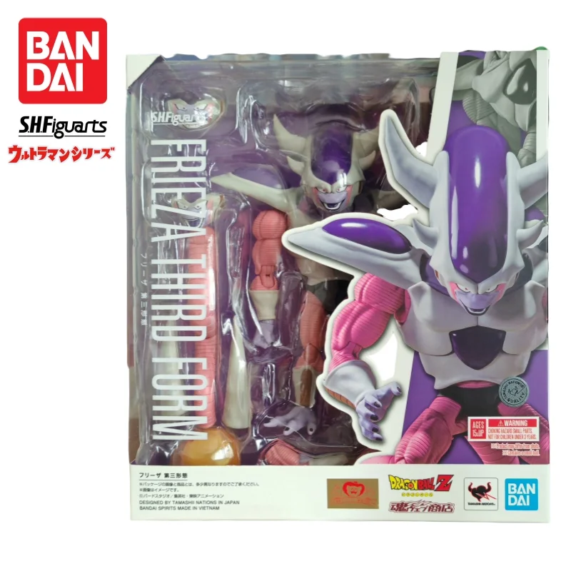In Stock Bandai S H Figuarts Original Dragon Ball Frieza Doll Brand New Boxed Action Figure Anime Characters Model Garage - view 5