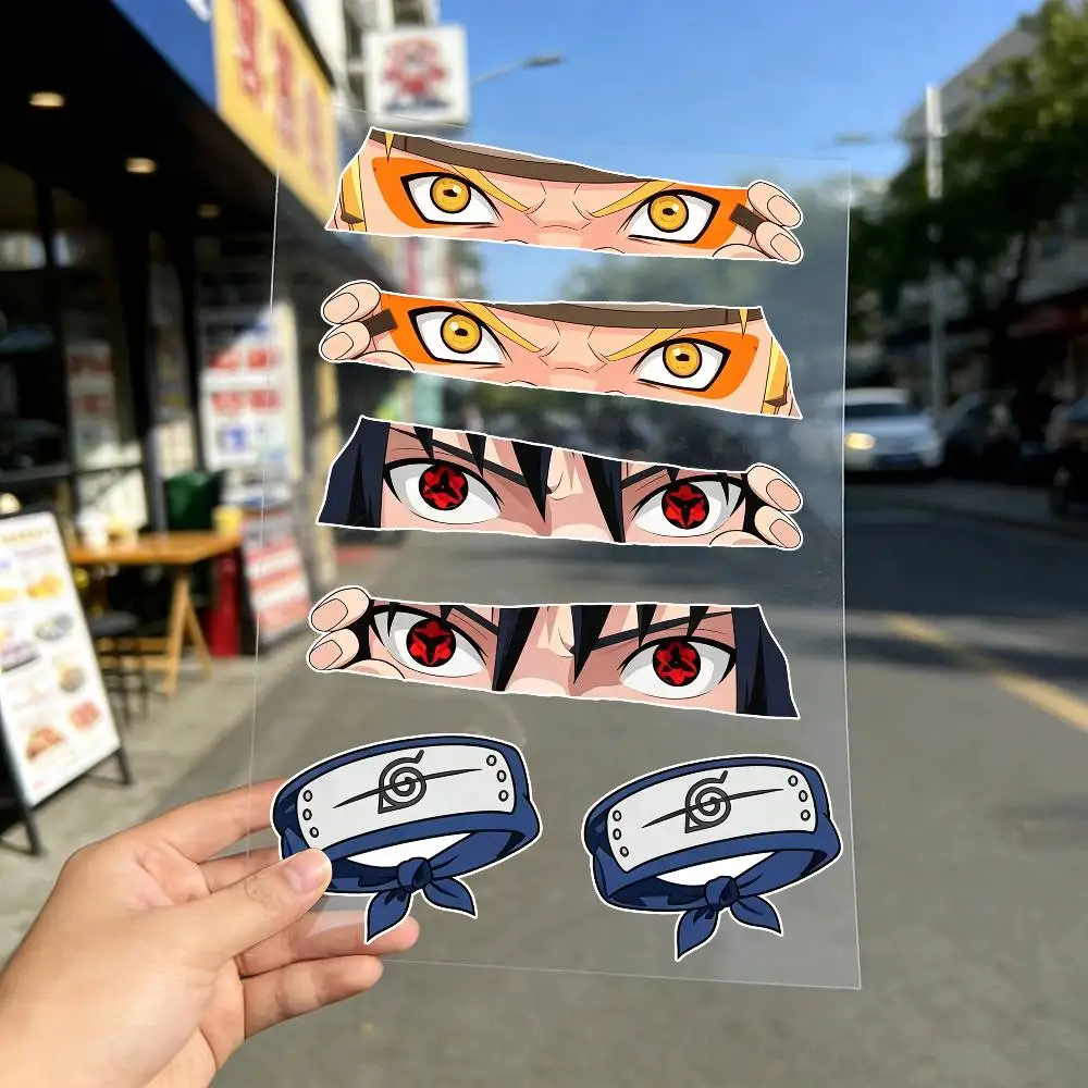 FOR NARUTO ANIME Reflective Motorcycle Stickers Waterproof Vinyl Decals for Motorbike Helmet Fuel Tank Bike