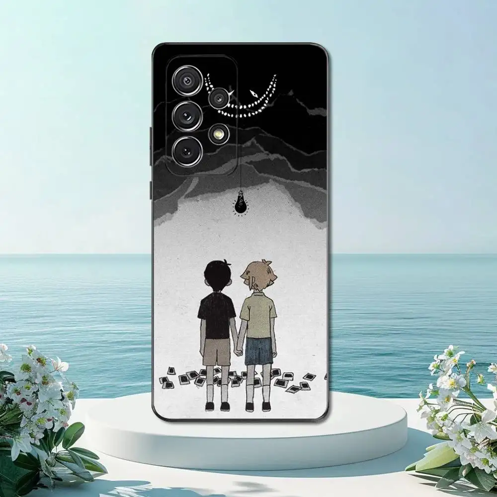 Funda de teléfono psicológica Game O-Omori para Samsung S22,S21,S20,S10,S9,S25,S24,S23,Ultra,FE,Plus,Lite, funda negra de silicona suave