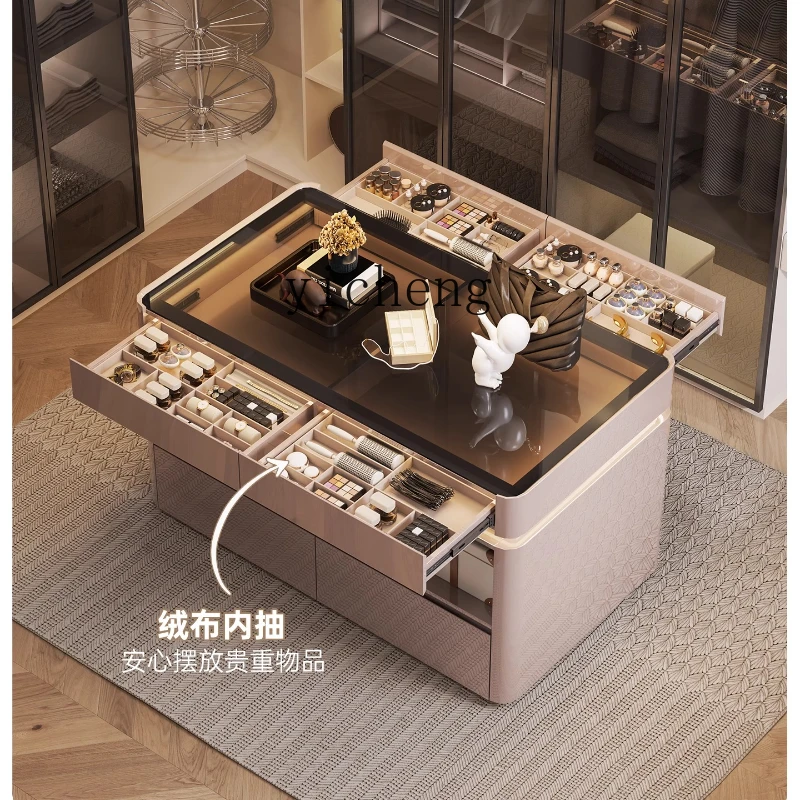 

XL Middle Island Drawer Cabinet Master Bedroom Storage Cabinet Modern Simple Jewelry Display Cabinet