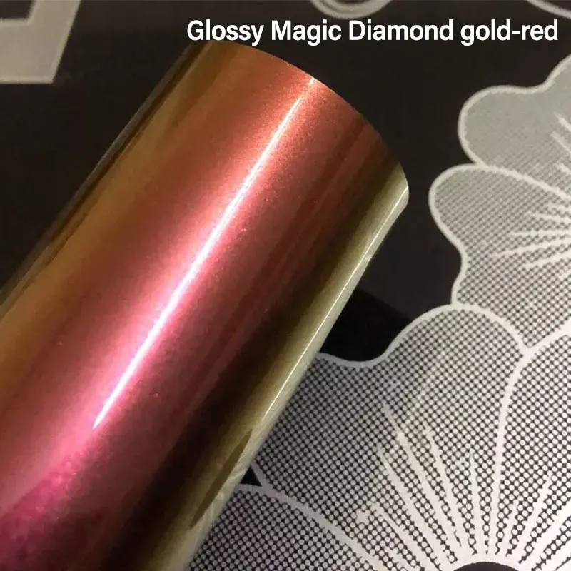 Хамелеон, меняющий цвет, ПВХ, золото-красный, глянцевый хамелеон, матовый хамелеон, изменяющий цвет кузова автомобиля, виниловая упаковка