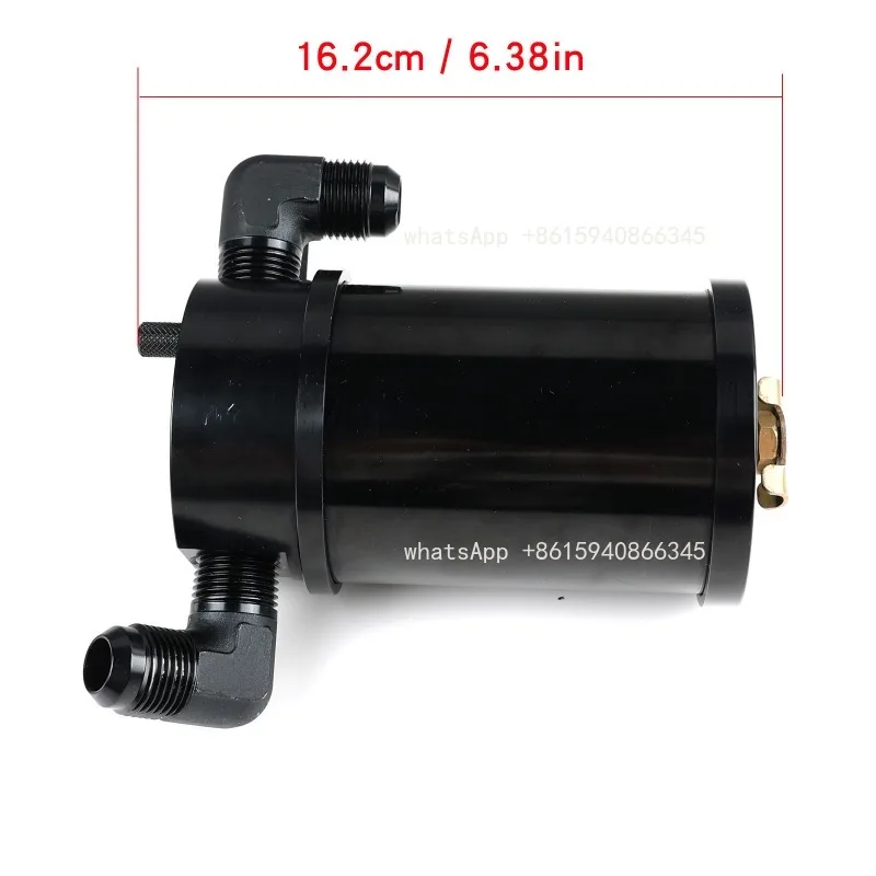 Car modification accessories Oil breathable pot with air filter breathable flat head Waste oil recovery pot