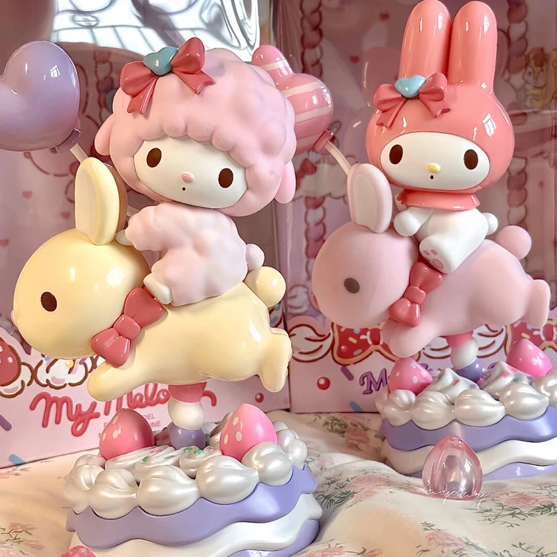 

Sanrio милая детская серия My Melody My Sweet Piano Аниме фигурки из ПВХ коллекционные украшения Детские подарки на день рождения игрушки 17 см