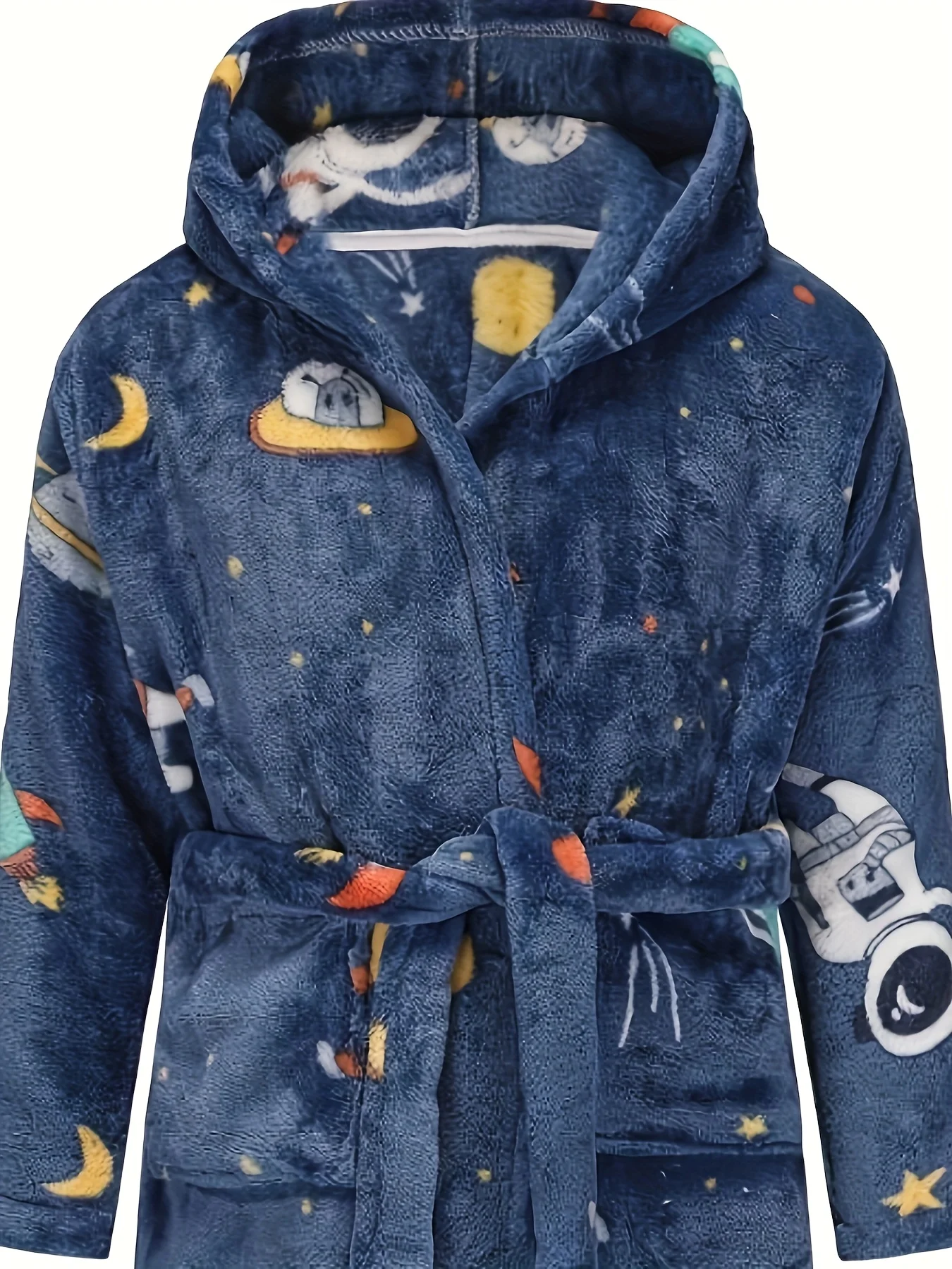 Kinder-Nachthemd, Flanell, niedlich, verdickt, für Jungen und Mädchen, Korallen-Fleece-Pyjama, Herbst und Winter, Vier-Jahreszeiten-Bademantel