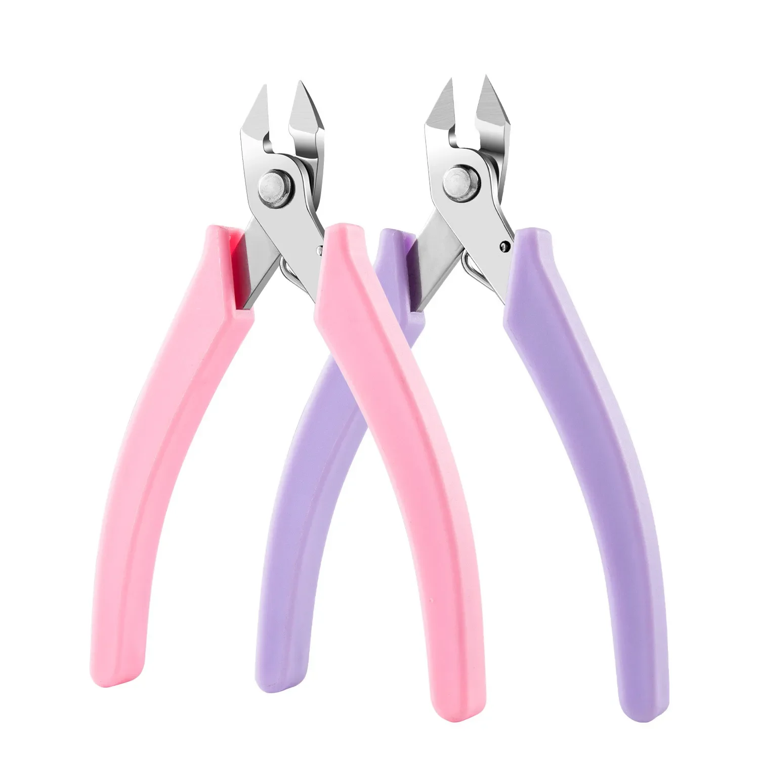 

1pc New Flat Nose Nail Gems Removal Pliers Metal Chain Cutting Zircon Jewelry High Force Cutter Small Clipper manicure scissors