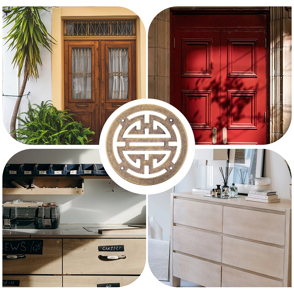 

Copper Angle Chinese Style Furniture Decor Accessirities Cupboard Appliques for Baby