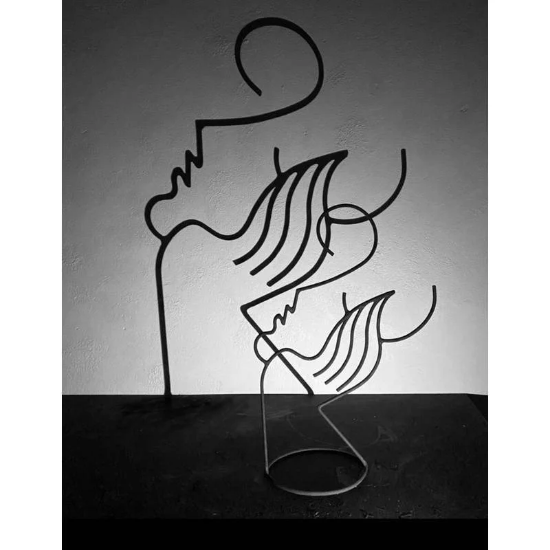 

vogueLight luxuryNow Abstract Wire Female Theme Ornaments Soft Assembly Accessories