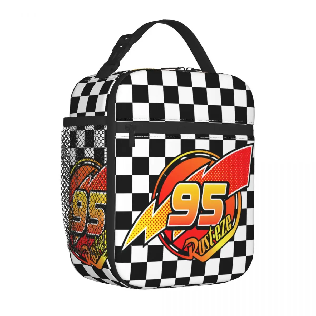 Custom Number 95 KaChow Insulated Lunch Bags Office Food Lightning McQueen Resuable Thermal Cooler Lunch Box Women Children