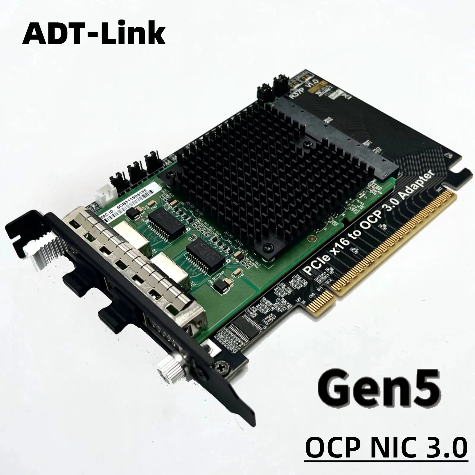 New External PCIe 5.0 x16 to Gen-Z 4C+/SFF-TA-1002 Adapter Card OCP NIC 3.0 High Performance PCIe x16 Bifurcation Expansion Card