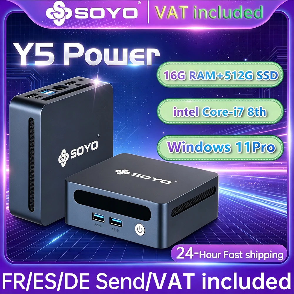 Mini PC SOYO Y5 i7 16GB 512GB