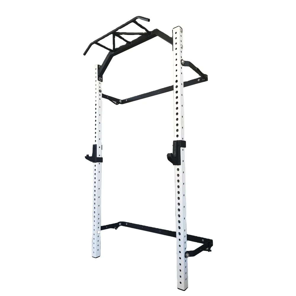 Home Gym Fitness Equipment Wall Mounted Folding  Power Squat Rack