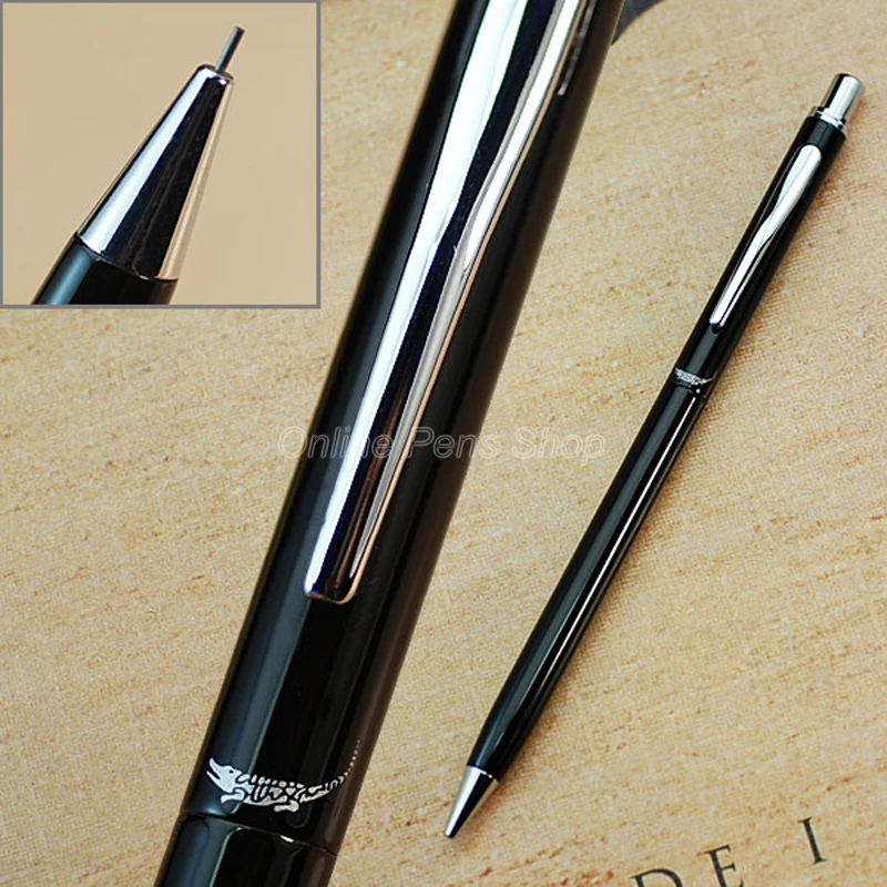 Crocodile Brand New Black Mechanical Automatic Pencil 0.5mm CR229