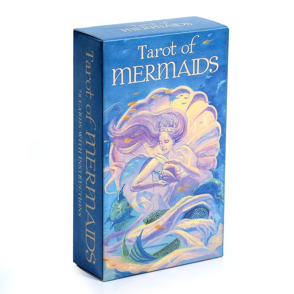 10.5*6.2 سنتيمتر التارو من حوريات البحر مخلوقات جميلة وحسية لديها سحر غامض 78 قطعة بطاقات نظام انتظار متسابق