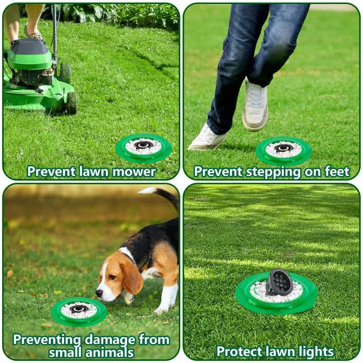 Lawn Sprinkler Head Protector Round Dust Proof Impact Resistant Sprayer Guard for Lawn Irrigation Systems
