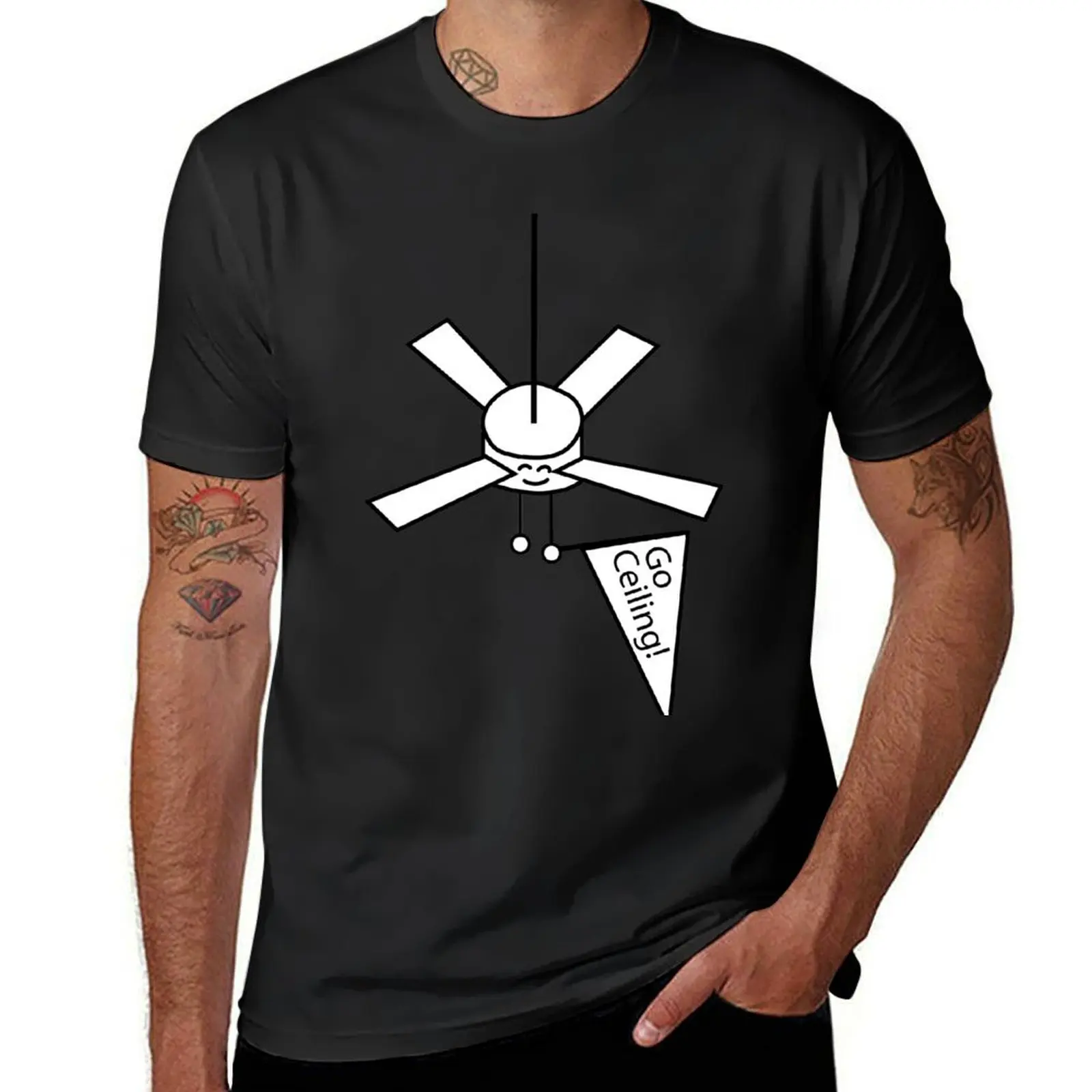 Ceiling Fan T-Shirt Short sleeve tee tees heavy weight t shirts for men