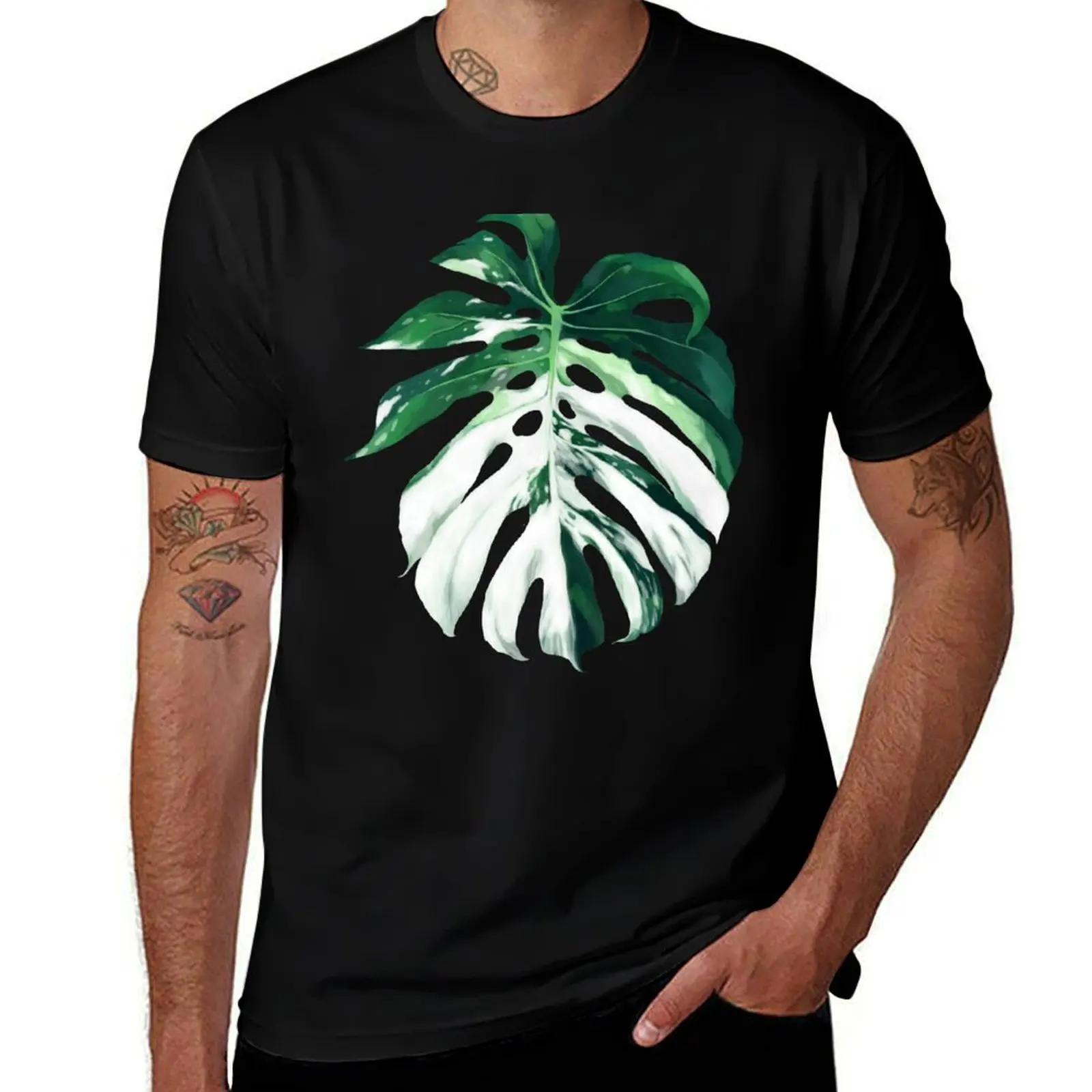 

Borsigiana in Monstera Albo Pink T-Shirt Sporty Breathable Short Sleeve T-Shirt