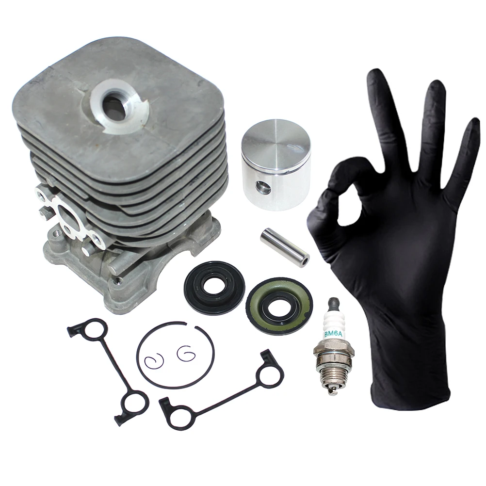 Cylinder Piston Kit For CRAFTSMAN 358792032 358792033 RedMax BT280 BC280 McCulloch B28B B28P B28PS 545003378 545001001 545030301