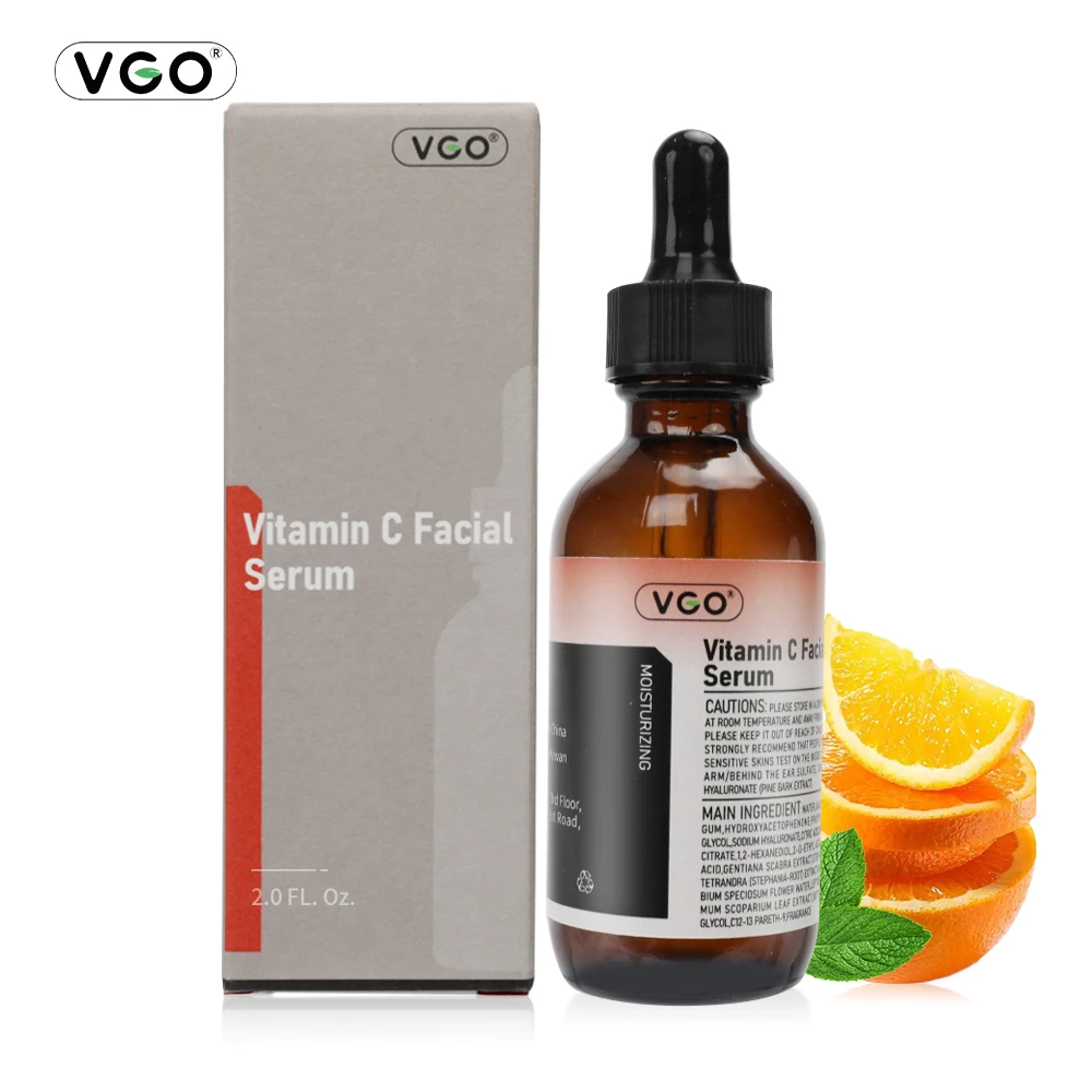 

VGO Vitamin C Facial Serum 60ml – Brightening Hydrating Anti-Oxidation Anti-Aging Skin Care Lightweight & Fast-Absorbing 145g