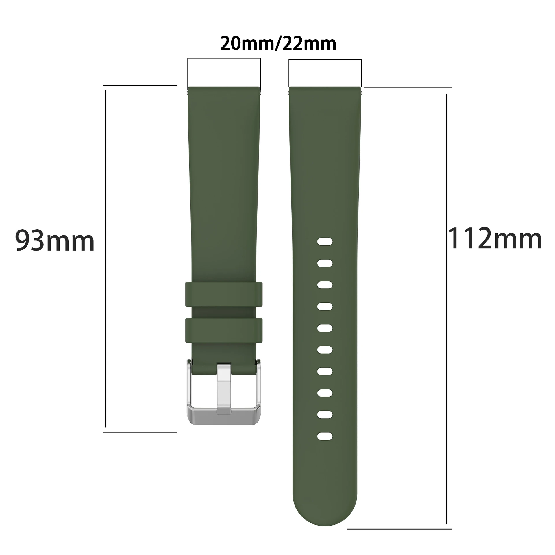 20 مللي متر 22 مللي متر ل Amazfit Bip 6 5 3 Pro/S Lite/U Pro/GTR 4 2 Correa سيليكون الفرقة حزام Amazfit 4 Mini/2 2E 3 معصمه سوار