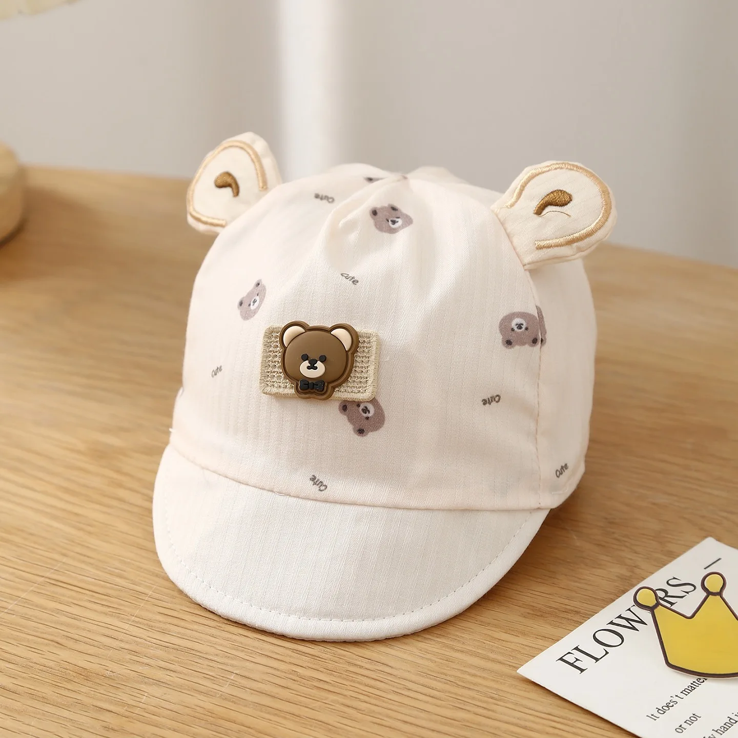 

Spring Autumn Thin Cartoon Baby Sun Hat 0-3 Months Newborn UV Protection Summer Bucket Hat for Infants And Toddlers