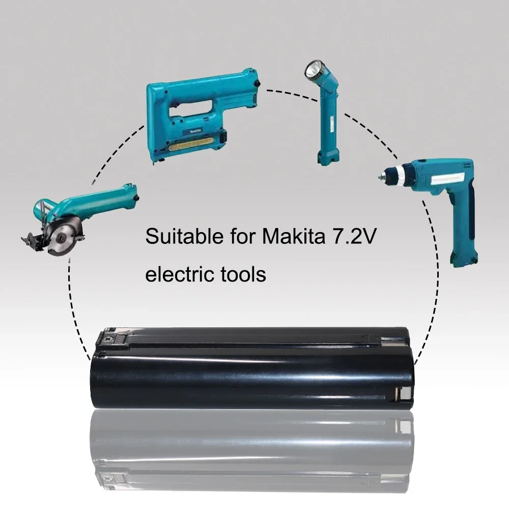 

For Makita 7.2V 3.0/4.0/5.0Ah Screwdriver Battery 9000 7000 7002 7033 4770D 6002D 6010D 6710D 9035D Ni-Mh Rechargeable Batteries